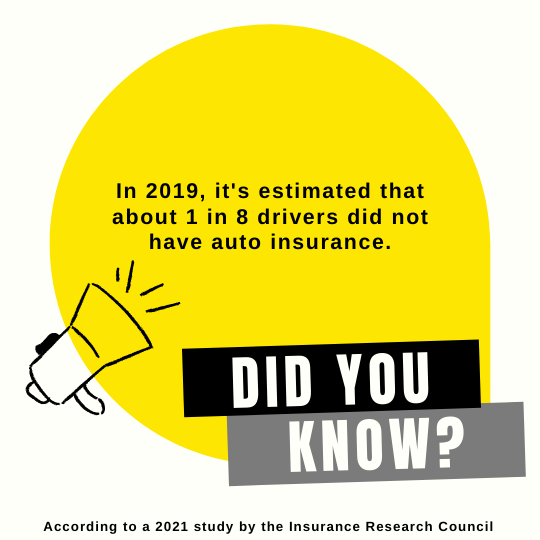 Estimated uninsured drivers in 2019